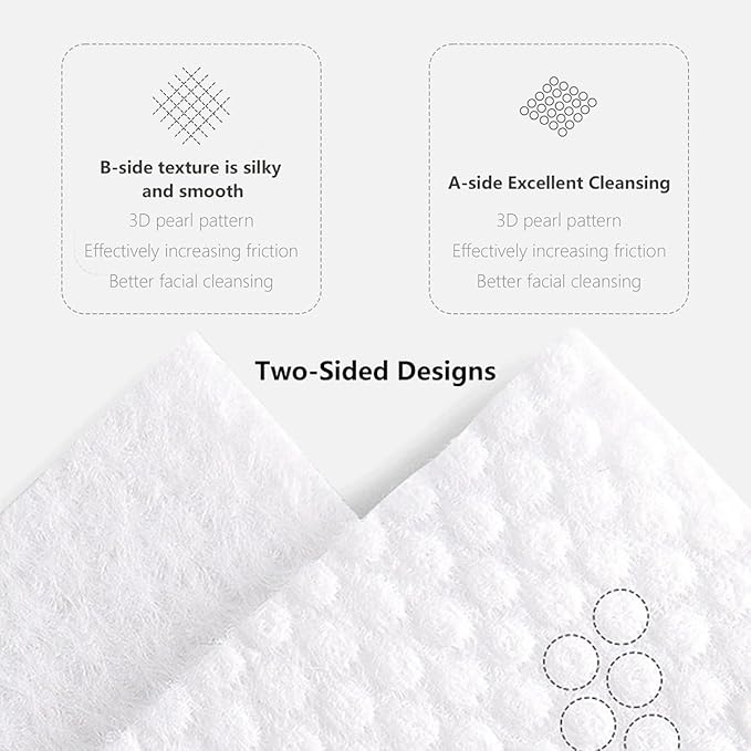 Disposable Cotton Facial Towels, Face Drying Towels