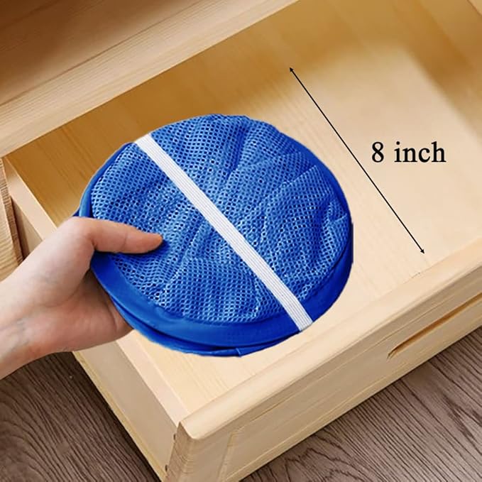 Mesh Laundry Hamper, Pop Up Laundry Basket, Collapsible Clothes Storage Bin