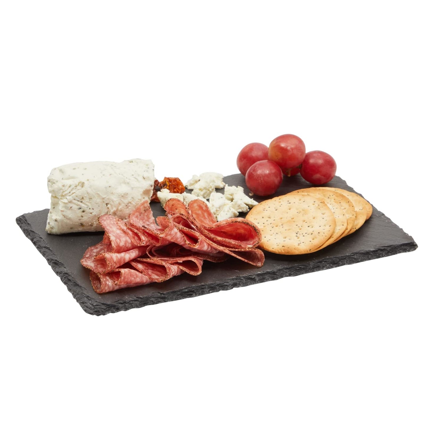 Juvale Mini Charcuterie Boards - 6-Pack, 6 x 8.75 in, Black Slate - Slate Charcuterie Boards & Cheese Platter for Sushi & Appetizers
