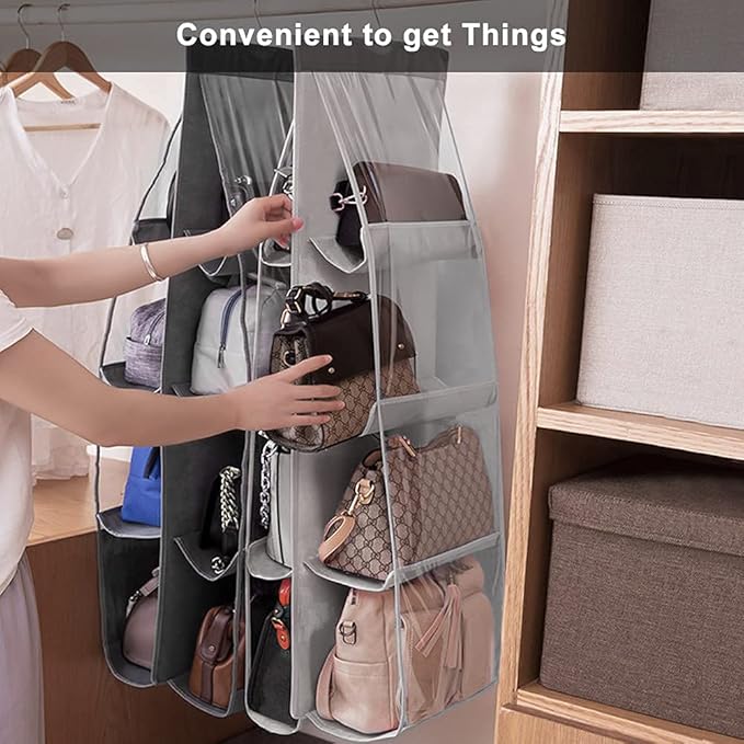 Lirex 8-Pocket Hanging Purse Organizer