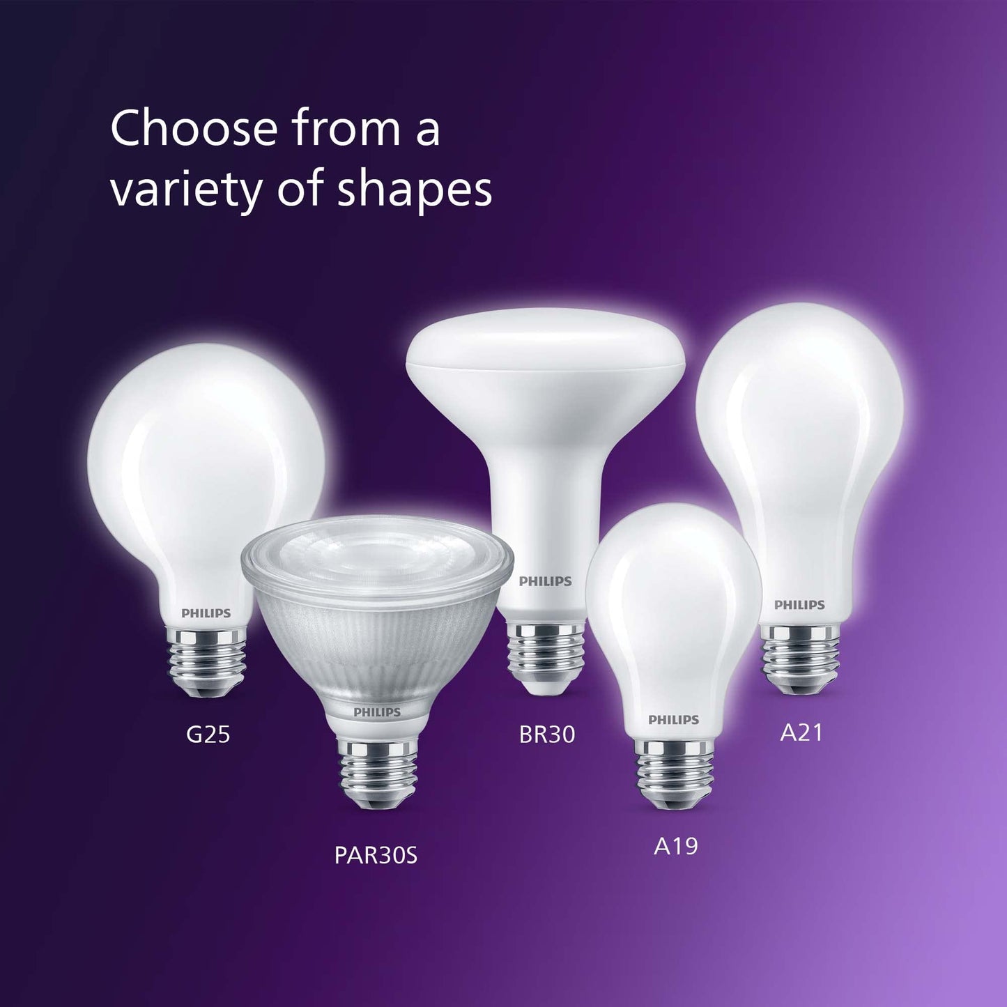 PHILIPS LED 75W A19 4-Pack Ultra Definition Daylight (5000K) 1100 Lumen (9W = 75W) Dimmable Frosted Flicker-Free Light Bulbs
