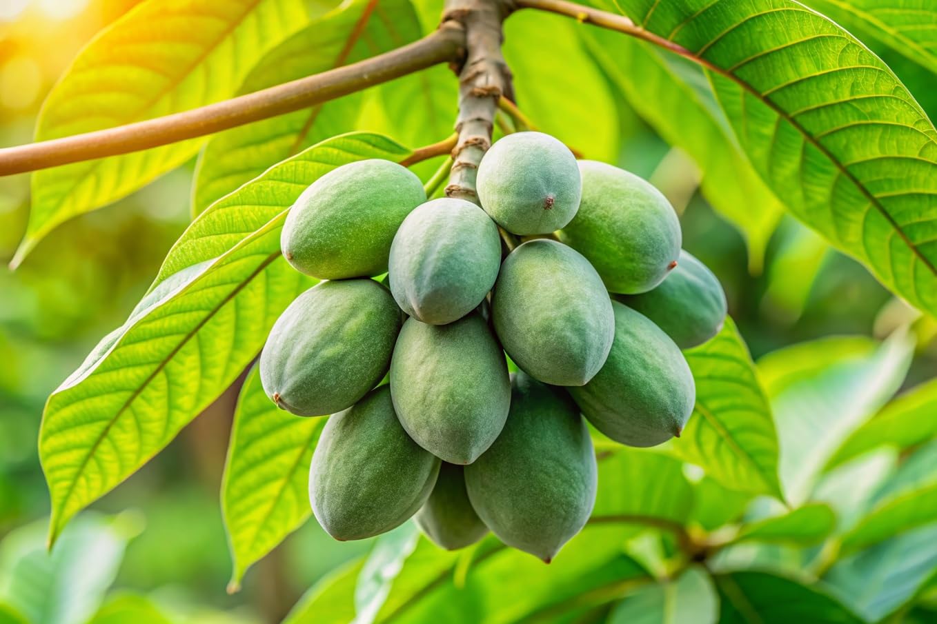 Pawpaw Fruit Bonsai Tree Seedling - 1 Yr Seedling - Asimina triloba - Grow a Fruit Bearing Bonsai (One Seedling)