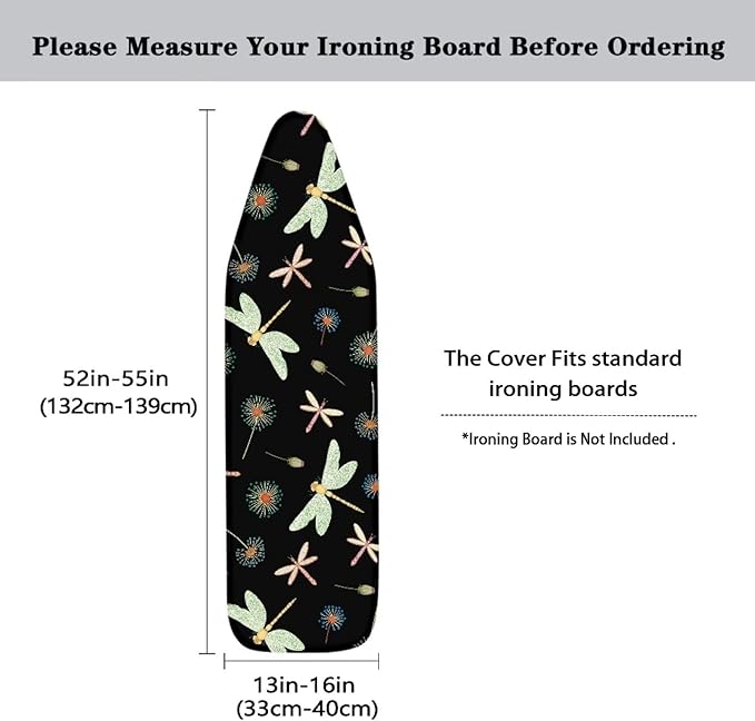 Dragonfly Ironing Board Cover and Pad