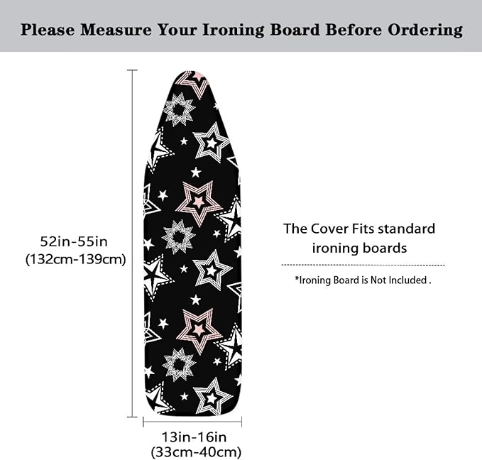 Black Fashion Iron Board Cover