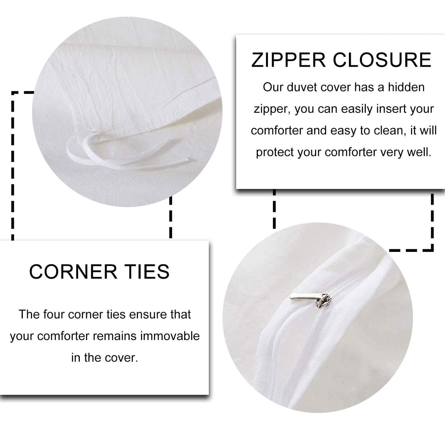 Erosebridal Square Duvet Cover for Teens Youth,Black White Blue Bedding Set,Geometric Comforter Cover Modern Bedroom Decor,Mid Century Grid Bed Sets with 2 Pillowcases Zipper&Ties,Queen