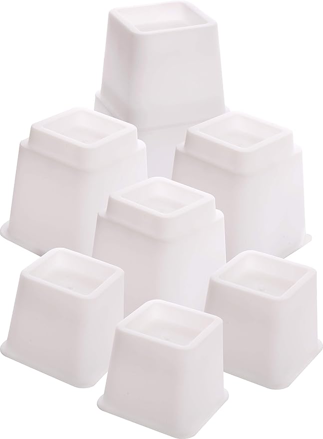 Utopia Bedding Bed Riser, 3 & 5 Inches Adjustable Furniture Risers