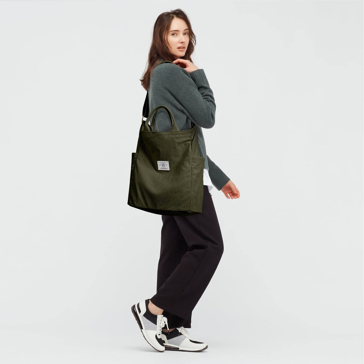 KALIDI Corduroy Hobo Bag Totes Bag Handbag Crossbody Bag Large Capacity Shoulder Bags with Zipper for Women Ladies Girls School,College,Shopping,Work