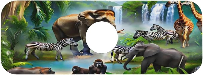 Animal Paradise Kitchen sink faucet pad, strong water absorption, anti slip