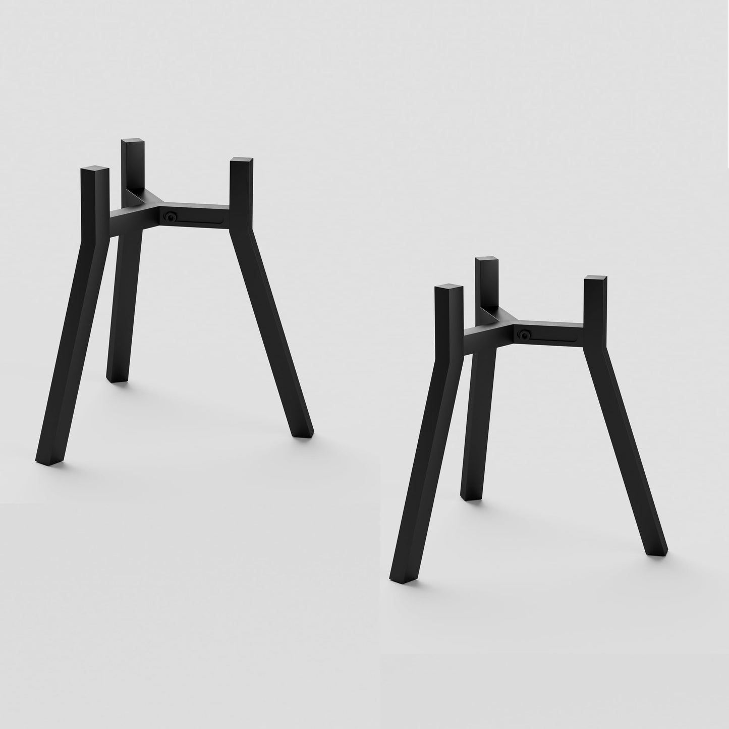IRCPEN Adjustable Plant Stands Set of 2, Metal Small Plant Holder, Heavy Duty Stable Flower Holder Stand Rack for Various Pot Sizes Indoor Outdoor Corner Living Room Balcony Office Black PS-007BK-2