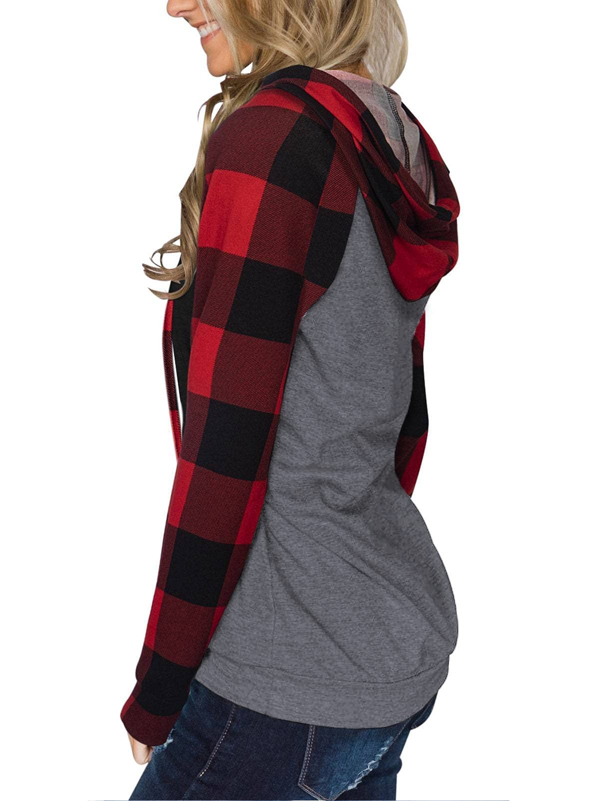VISLILY Christmas Shirts for Women Plus Size 3X Pullover Hoodies Cute Holiday Tee SA 24W