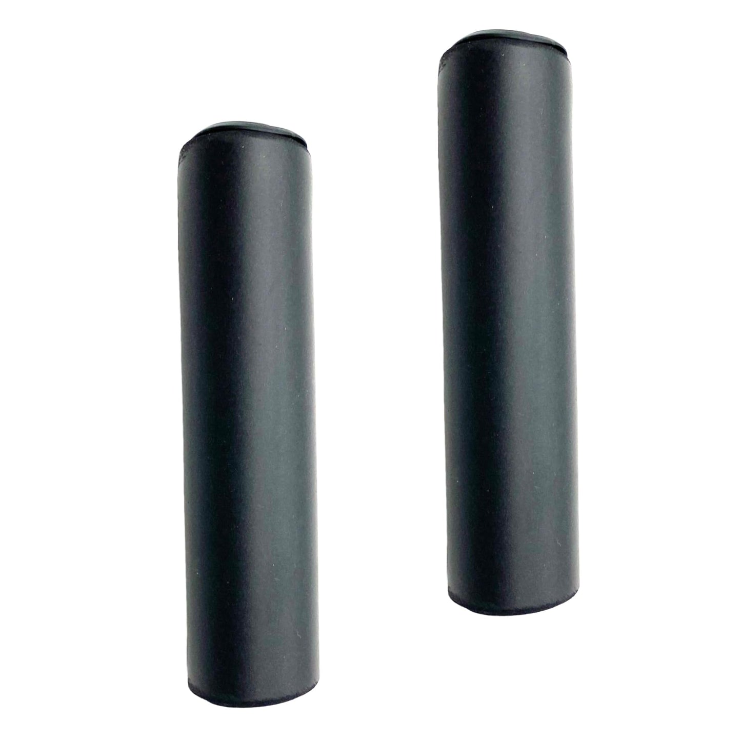 2 Pairs Ultralight Soft Foam Handlebar Grips, High Density Bike Handlebar Grips, Resist to Slip and Shock-Absorbing Mountain Bike End Grips for MTB, Beach Vehicle, Scooter