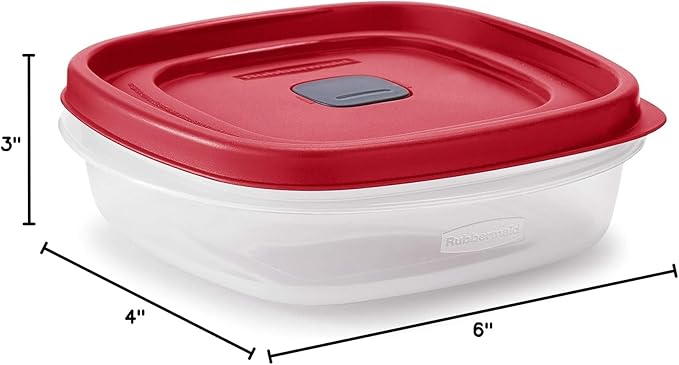 Rubber maid Food Storage Containers Three Cup Food Storage Containers 7 Peice