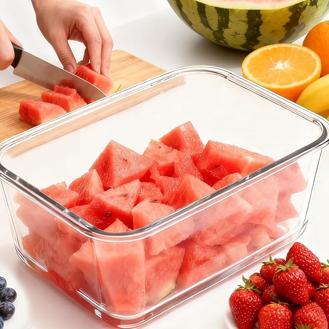 220 oz Extra Large Glass Storage Containers