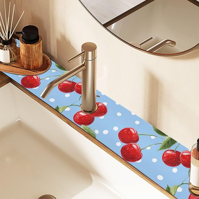 Kitchen Sink Splash Guard 1 PC 30 Inch Sink Faucet Mat Splash Guard
