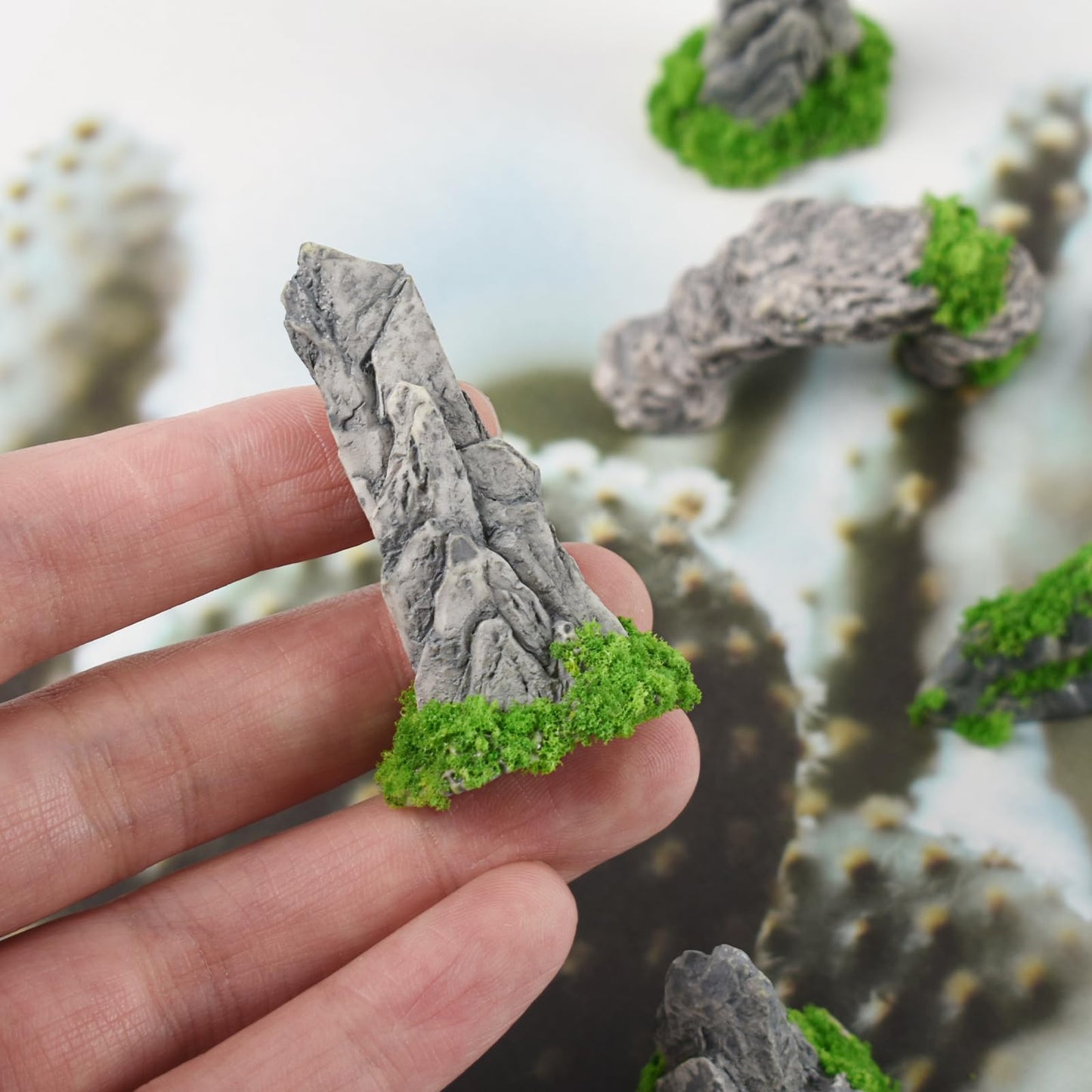 Hanycon 24PCS Mini Rockery Miniature Garden Mountain Decor Bonsai Decorations for Fairy Garden DIY Garden Plant Pot (12 Style)