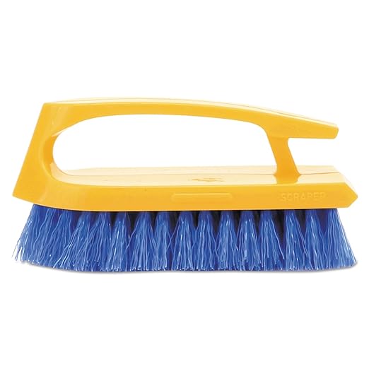 Rubbermaid Commercial Products Iron Handle Scrub Brush 6-inches Polypropylene