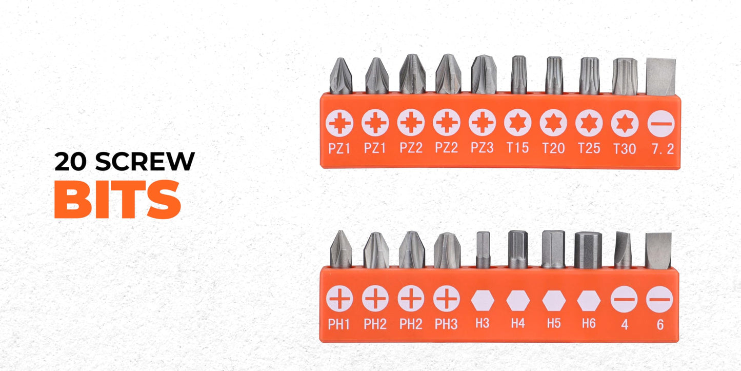 BLACK+DECKER 50 Pc. Mixed Drill and Screwdriver Bit Set, A7188-XJ