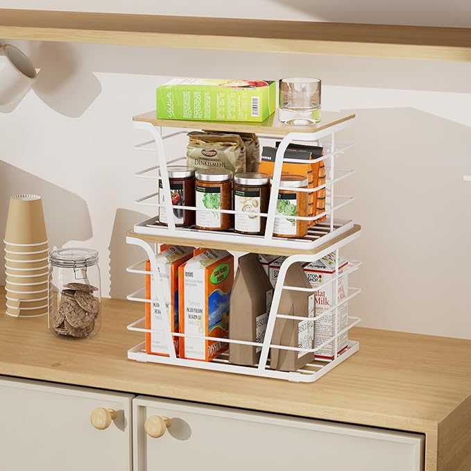 Extra Large 2 Pack Potato and Onion Storage Bins, Potato and Onion Storage