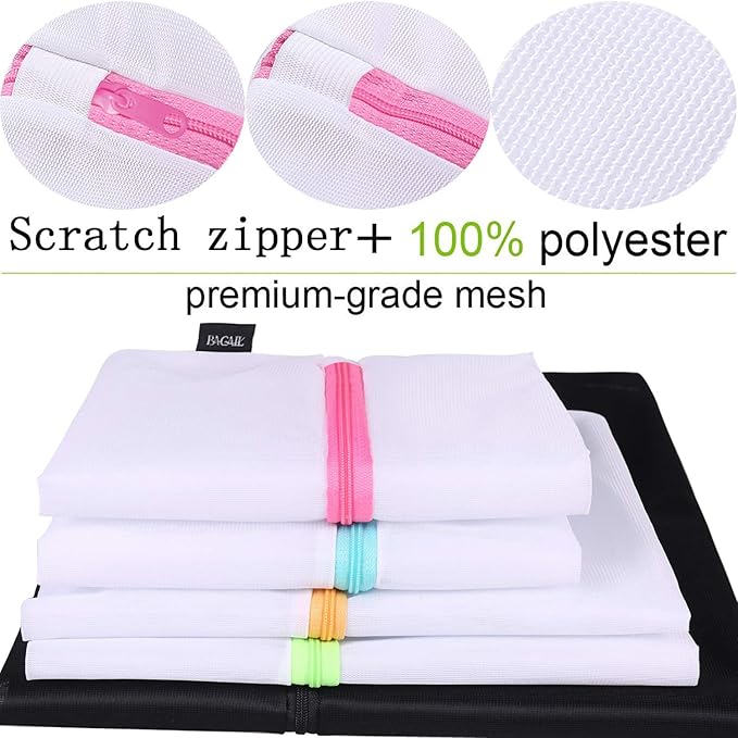 BAGAIL Laundry Bags Mesh Wash Bag