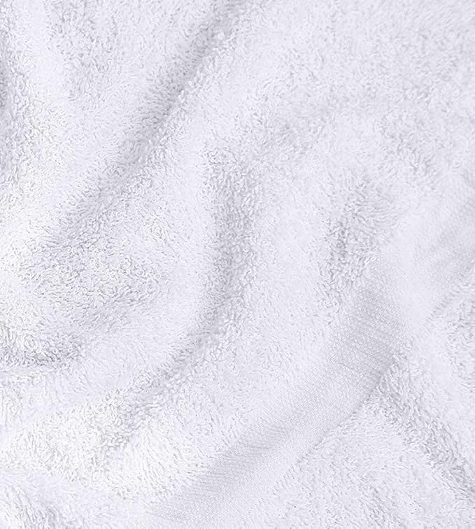 GOLD TEXTILES 12 Pack White Economy Cotton Blend 15x25 Inches Basic Hand