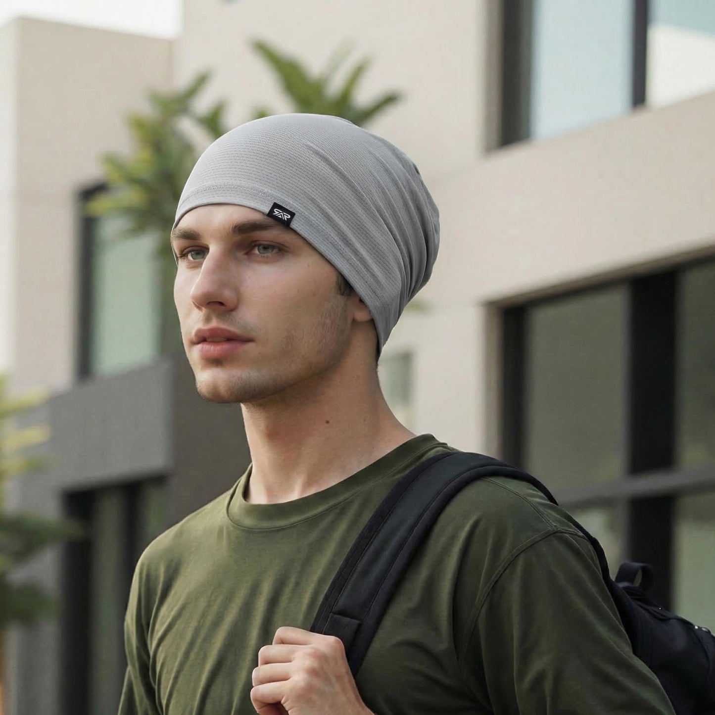 QINGLONGLIN 3Pcs Cooling Skull Cap for Men Women-Lightweight Breathable Beanie Hat, Thin Quick Dry Running Cap for Cycling