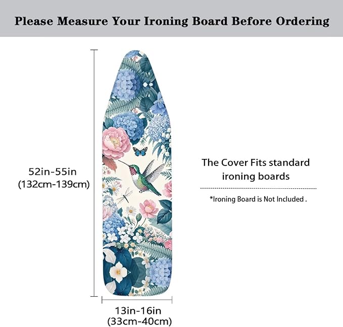 Portable Ironing Board Cover, Heavy Duty Iron Board Covers Standard Size
