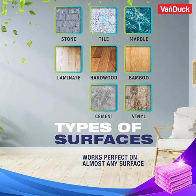 VanDuck Reusable Mop Pads Compatible
