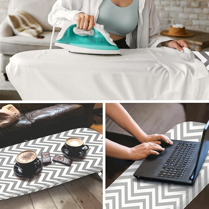 Folding Ironing Board for Small Space, RAINHOL Mini Collapsible Ironing Boards