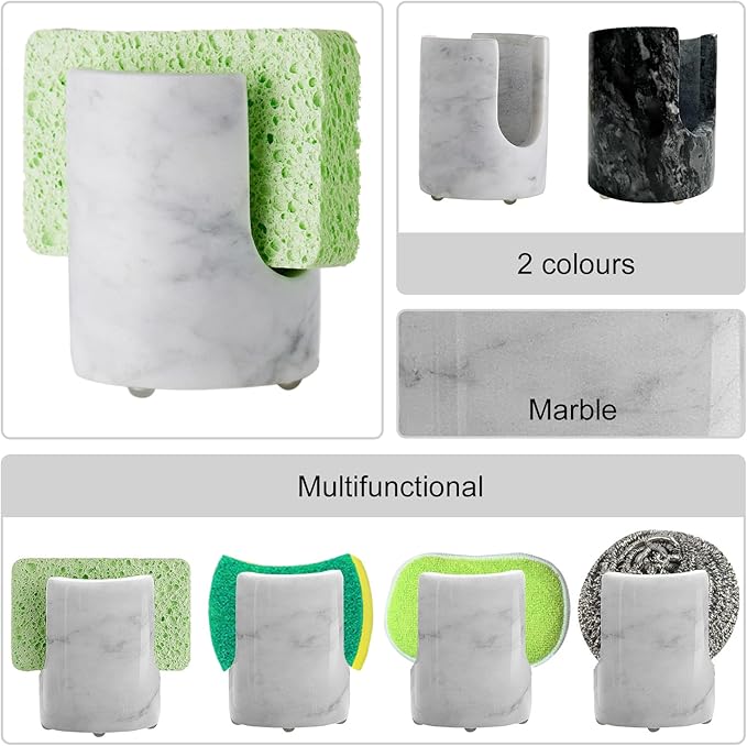 Marble Sponge Holder Sink Sponge Caddy