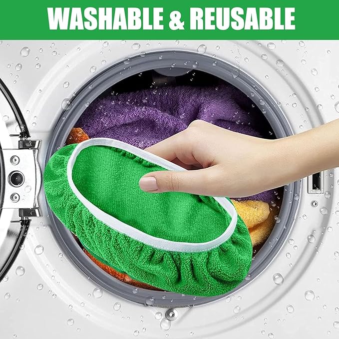 4 Pack Reusable Microfiber Mop Pads