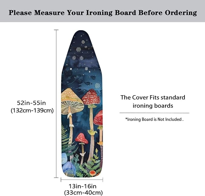 Mushroom Ironing Board Cover Padded