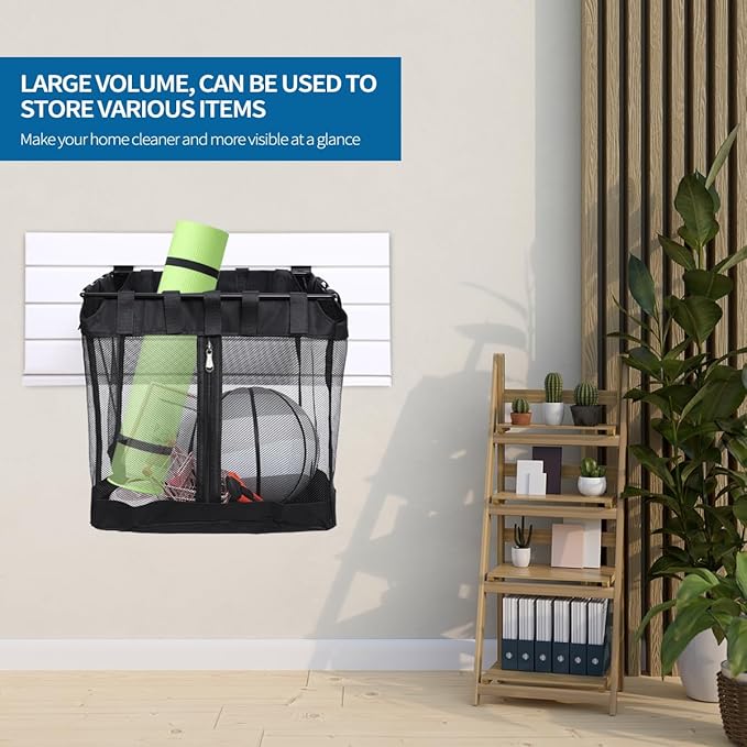 2Pcs Large Slatwall Baskets Mesh Slatwall Baskets