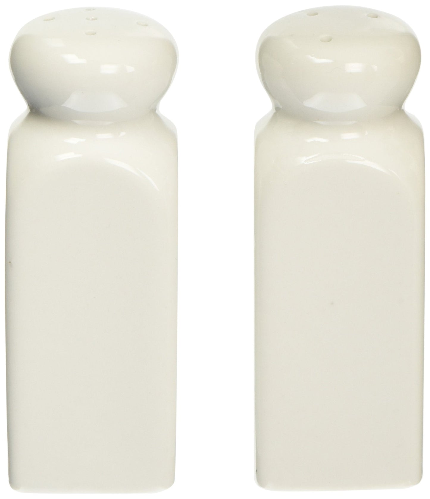 Bia Cordon Bleu 2 Count Square Porcelain Salt & Pepper Shakers ,4", Porcelain