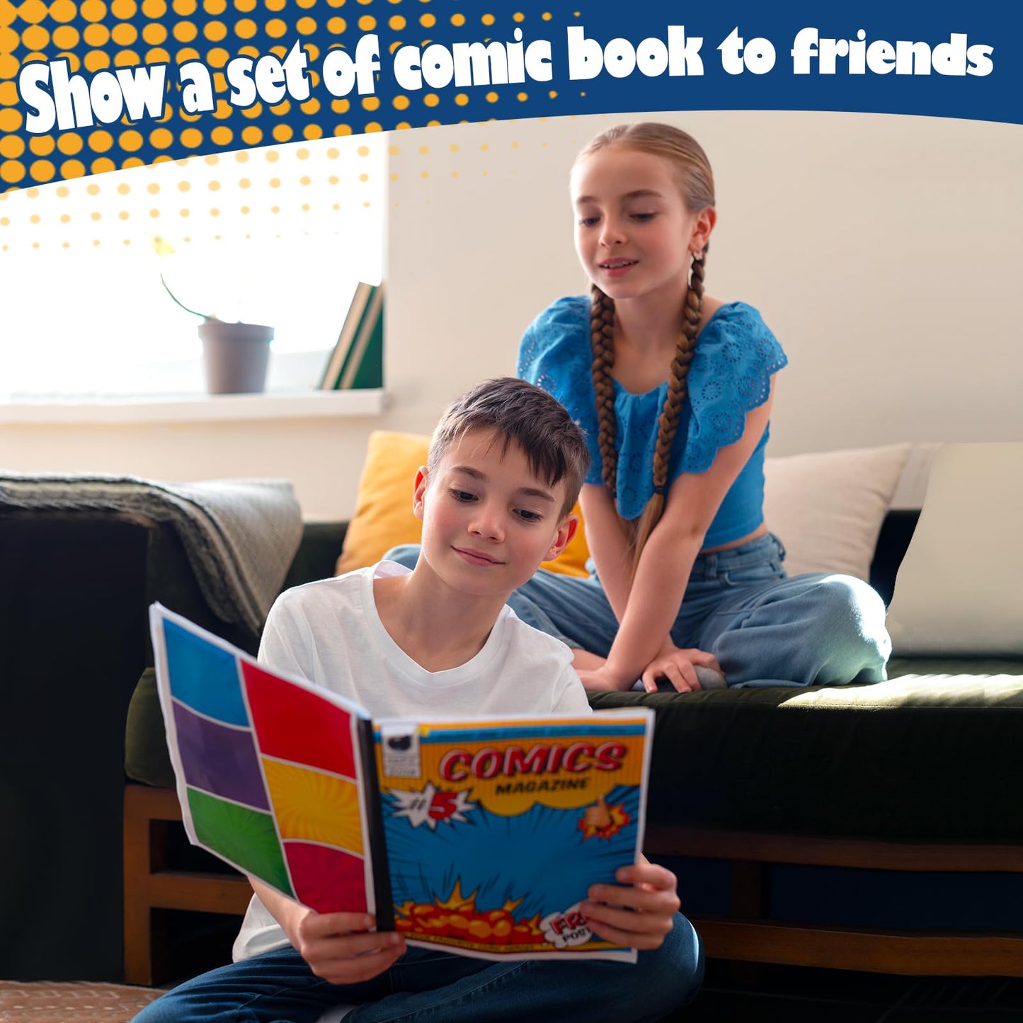 100 Count Comic Book Bags, Current Size Comic Bags 7.2 X 10.5 inch Transparent Acid-Free and Reusable Comic Book Sleeves for Regular Comics