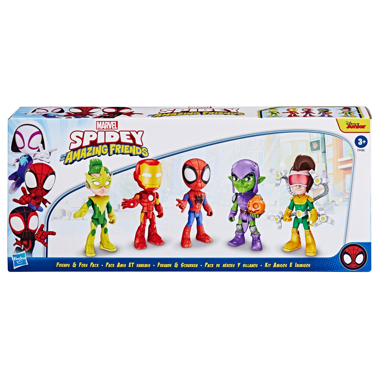 Marvel Spidey and His Amazing Friends, Friends & Foes Pack, Action Figure Set