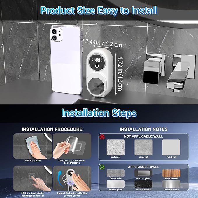 Smart Electric Toothbrush Holders