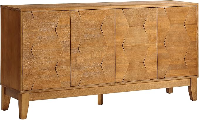 HULALA HOME Mid Century Sideboard Buffet Cabinet