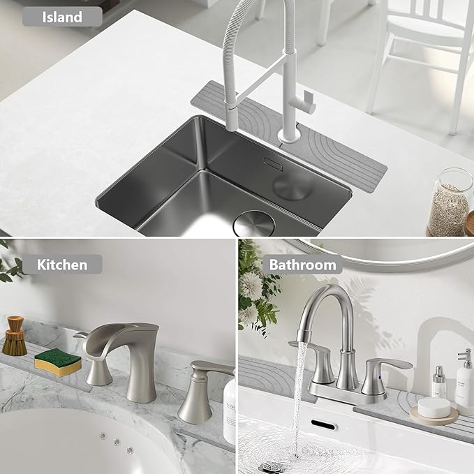 Stone Faucet Mat for Kitchen Sink