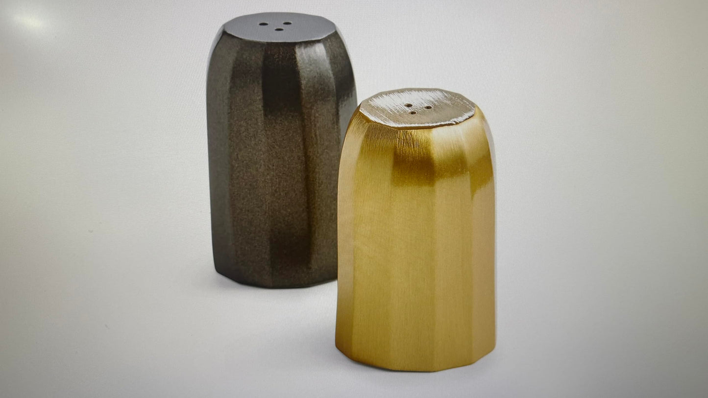 Hotel Collection Faceted Salt and Pepper Shaker Set, Crystal Glass