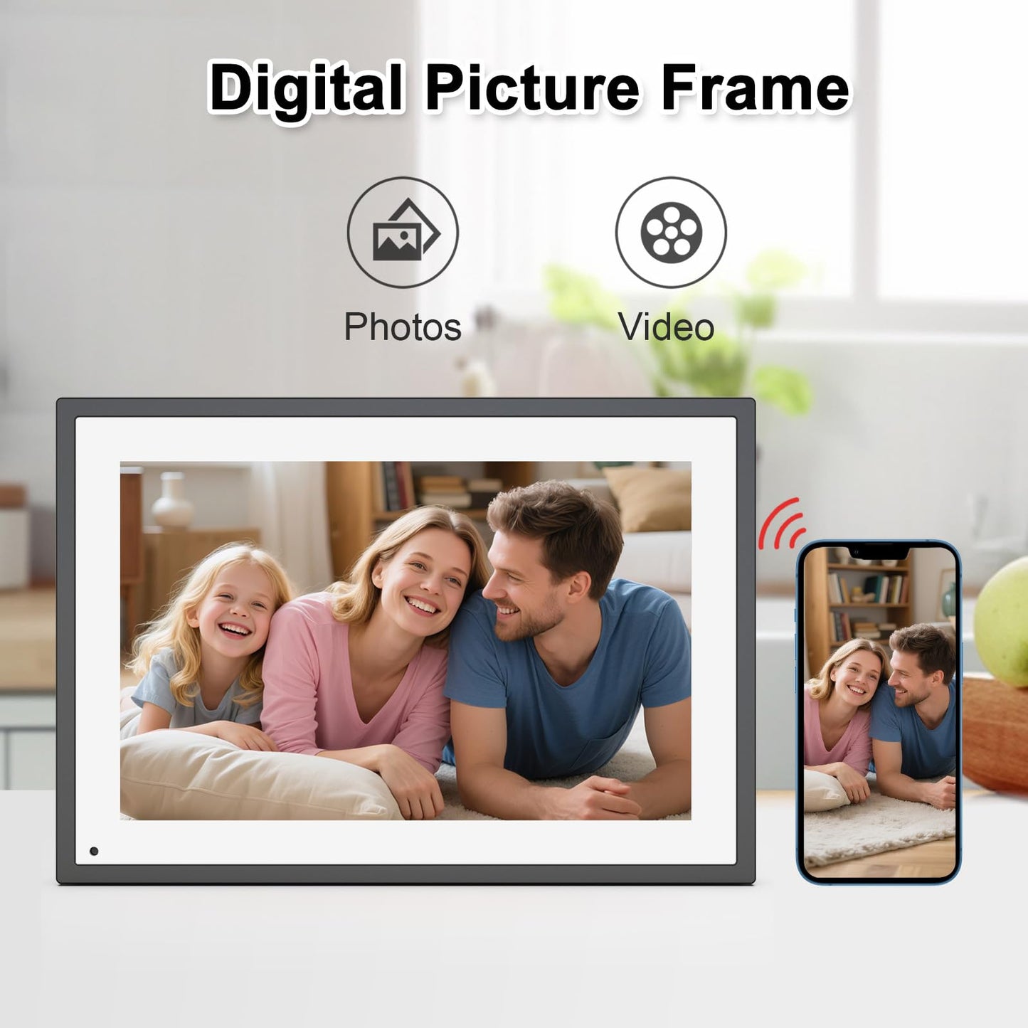 10.1 inch Wall Planner Digital Calendar Chore Chart, Smart Touchscreen Display for Family Schedules, Hearth Display Digital Calendar, Digital Photo Frame, Great for Organizing Your 2025 Calendar