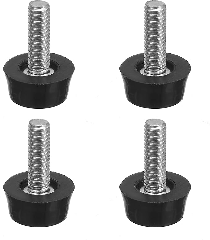1/4-20" UNC Thread Adjustable Furniture Levelers Screw in Threaded 20 Pcs
