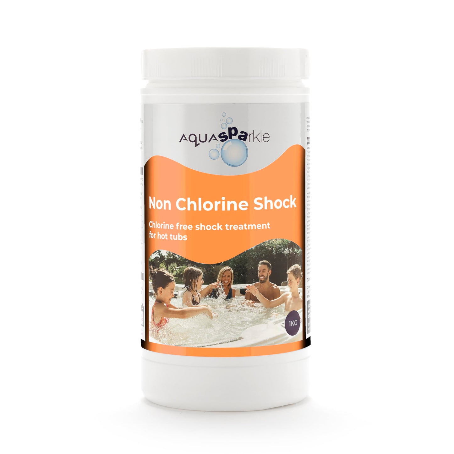 AQUASPARKLE Non Chlorine Shock 1kg Hot Tub Pool FOR CHLORINE AND BROMINE USERS
