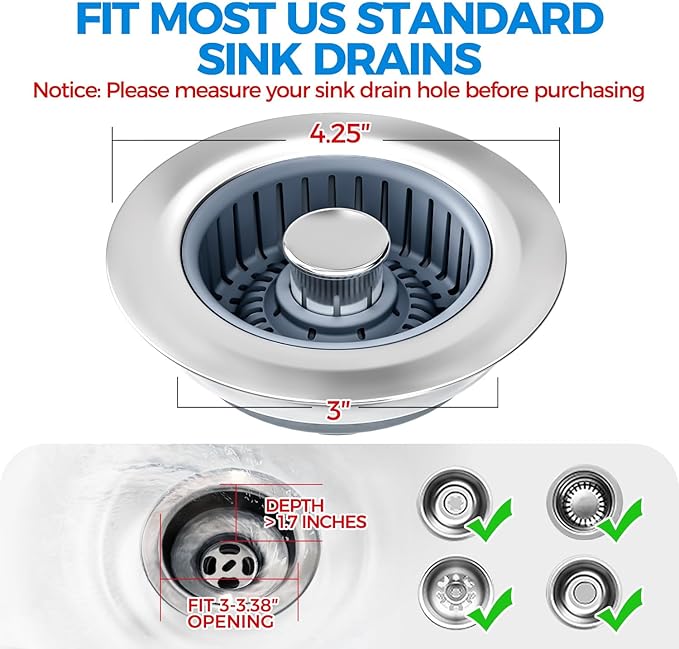 Kitchen Sink Drain Strainer