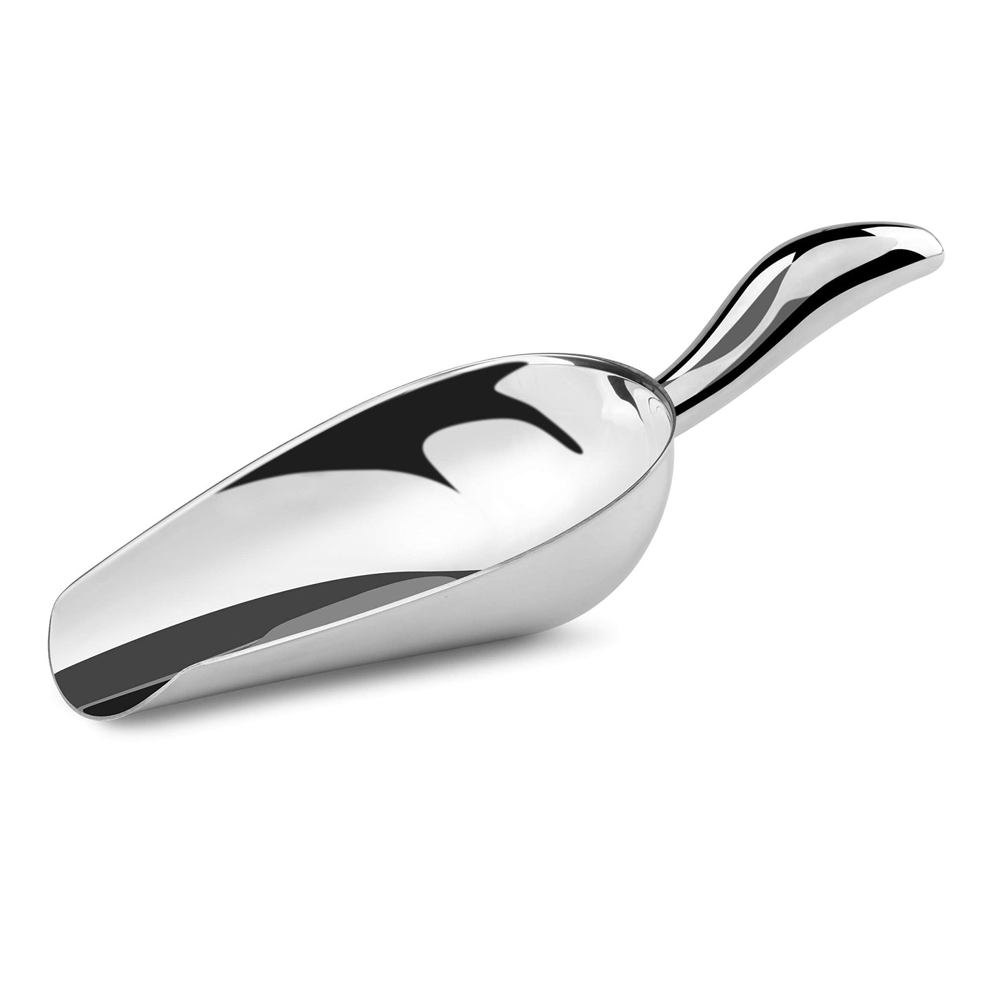 New Star Foodservice Restaurant Grade Stainless Steel Bar Ice Flour Utility Scoop, 18-Ounce