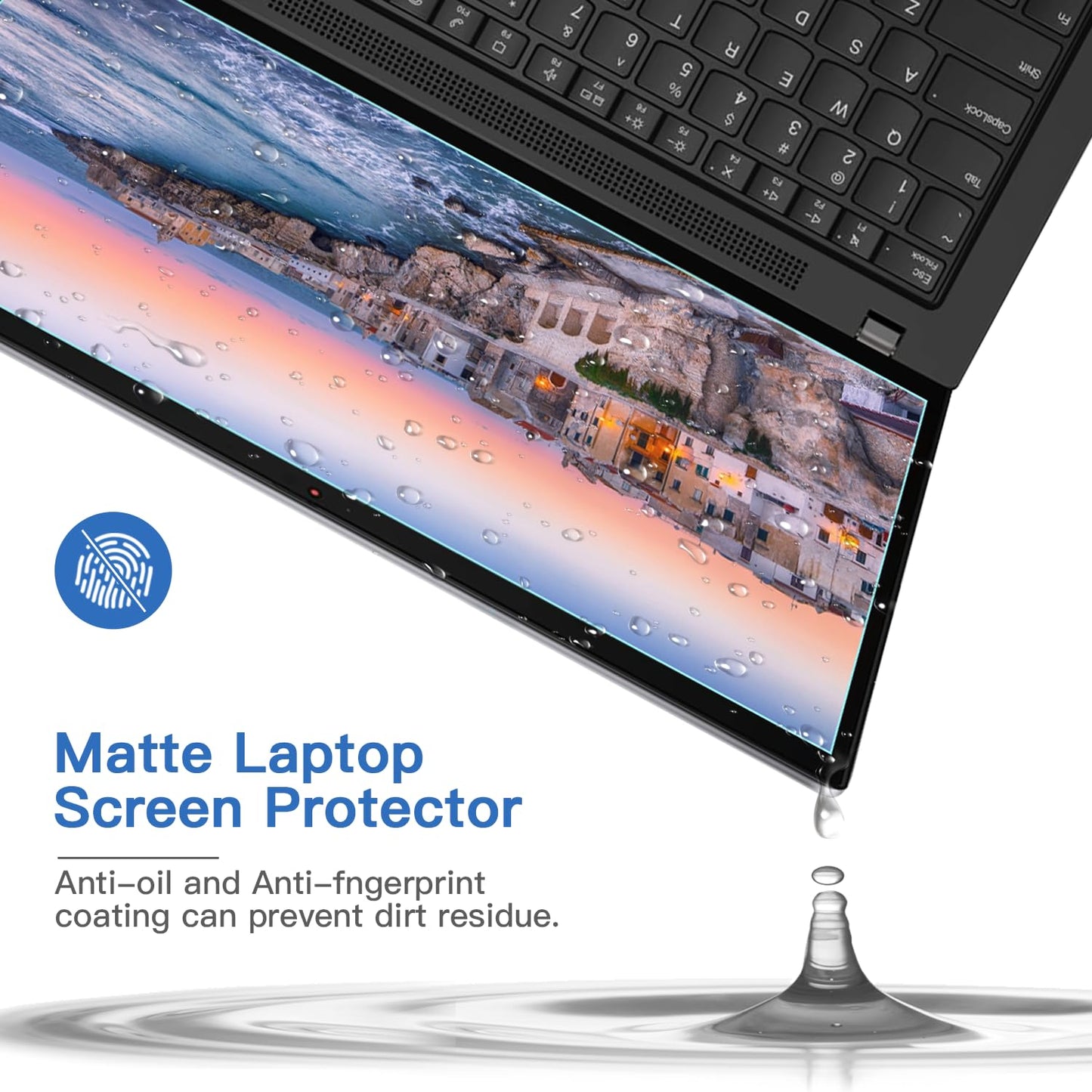 2 Pcs 14 Inch (1920x1200P) Laptop Blue Light Screen Protector, Reduce Eye Strain Anti Glare Blue Light Blocking Screen Protector for 14’’ with 16:10 Resolution HP/Dell/Acer/Asus/Samsung/Lenovo