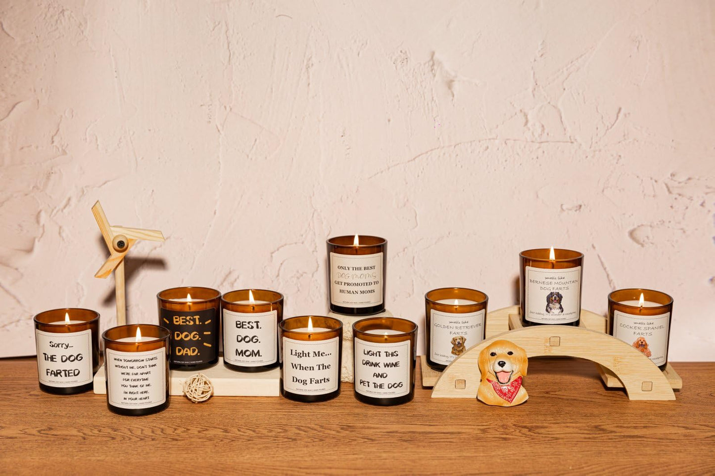 Best Dog Dad Candle, Dog Dad Gifts for Men - Lavender & Eucalyptus, Crafted by Natural Soy Wax & Natural Essential Oils