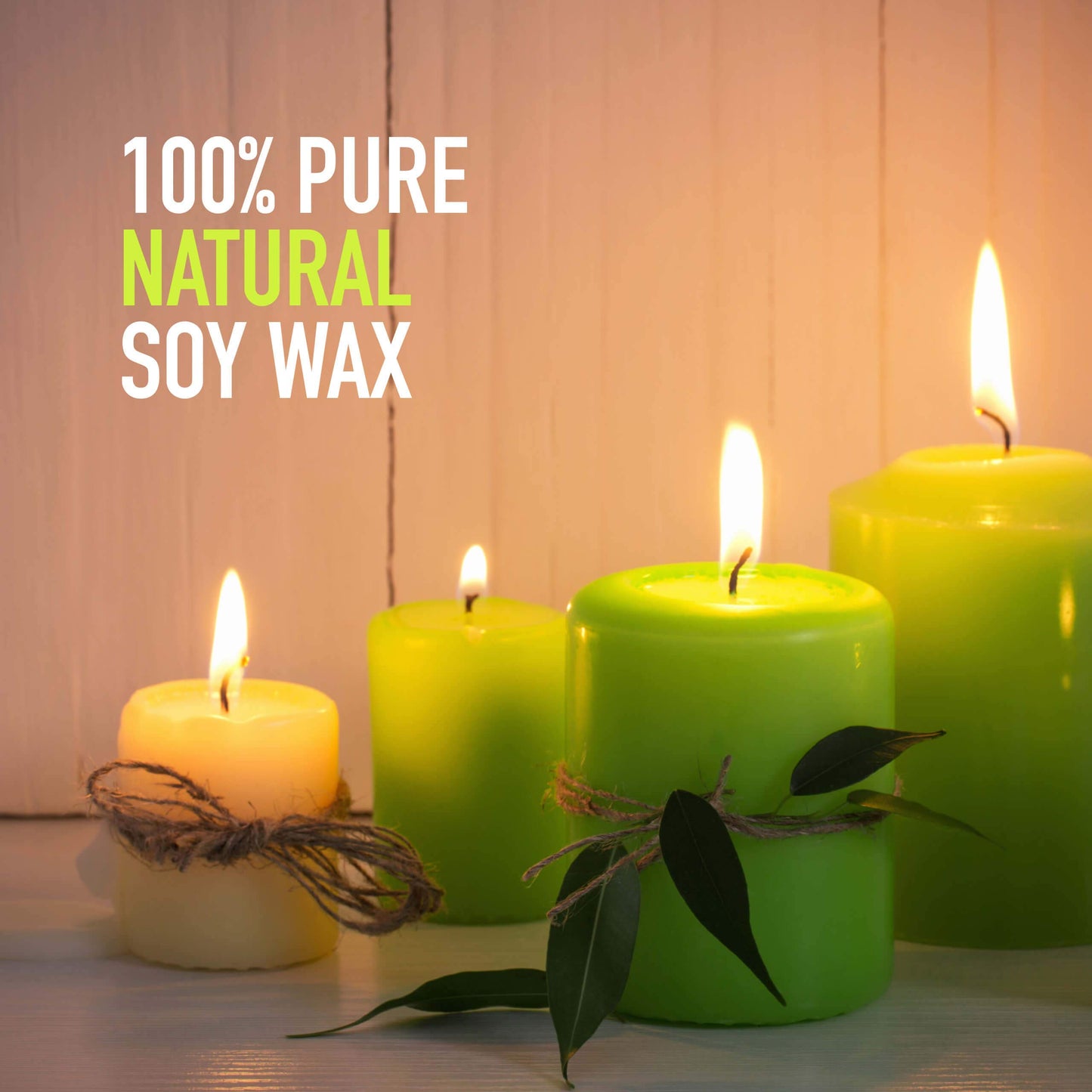10 lbs Soy Wax by Oraganix - DIY Candle Making Kit with 150 Pre-Waxed 6-Inch Wicks and 3 Centering Devices - Smooth Burning Wax for Craft Projects and Scented Project Creations