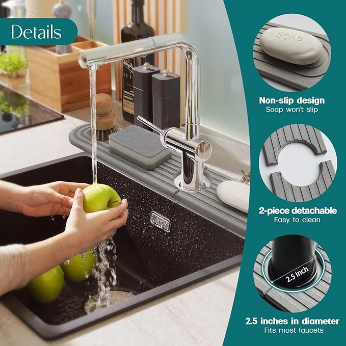 Faucet Mat for Kitchen Sink