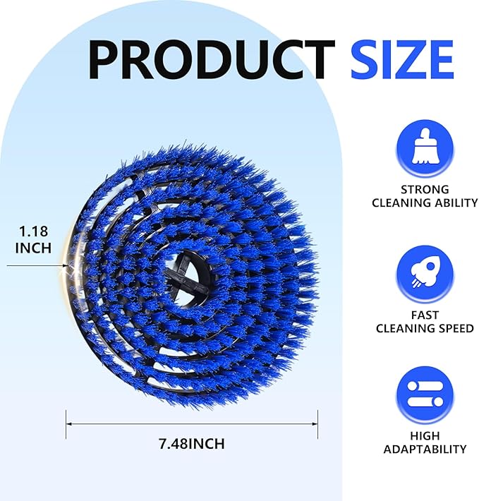 Steam Mop Pads Replacement Brush Head