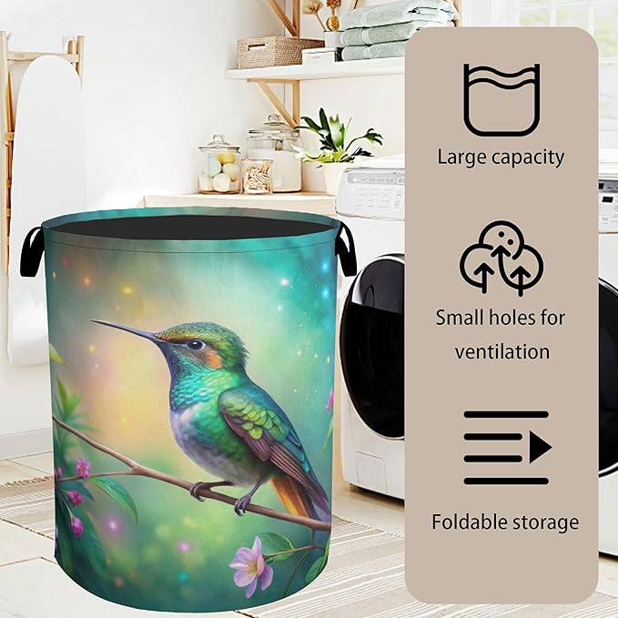 Hummingbird Laundry Basket